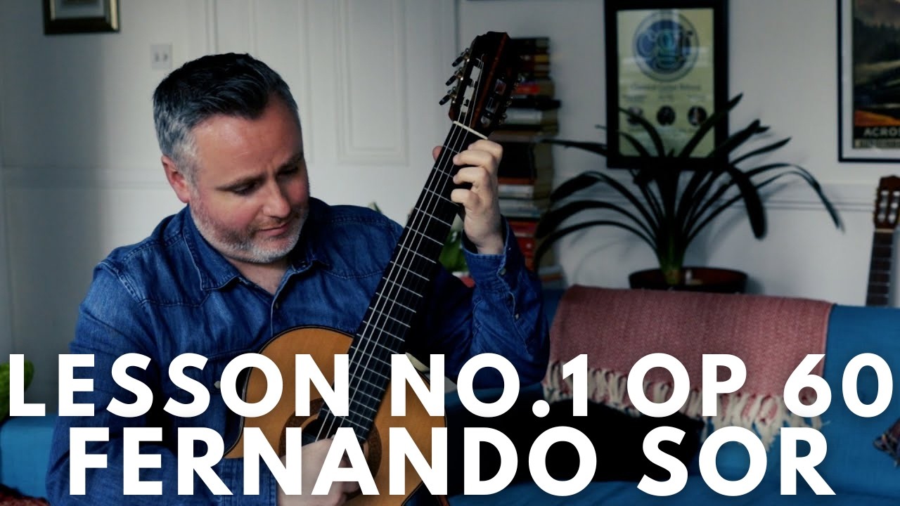 Lesson No.1 from Opus 60 by Fernando Sor. Matthew McAllister (Guitar).