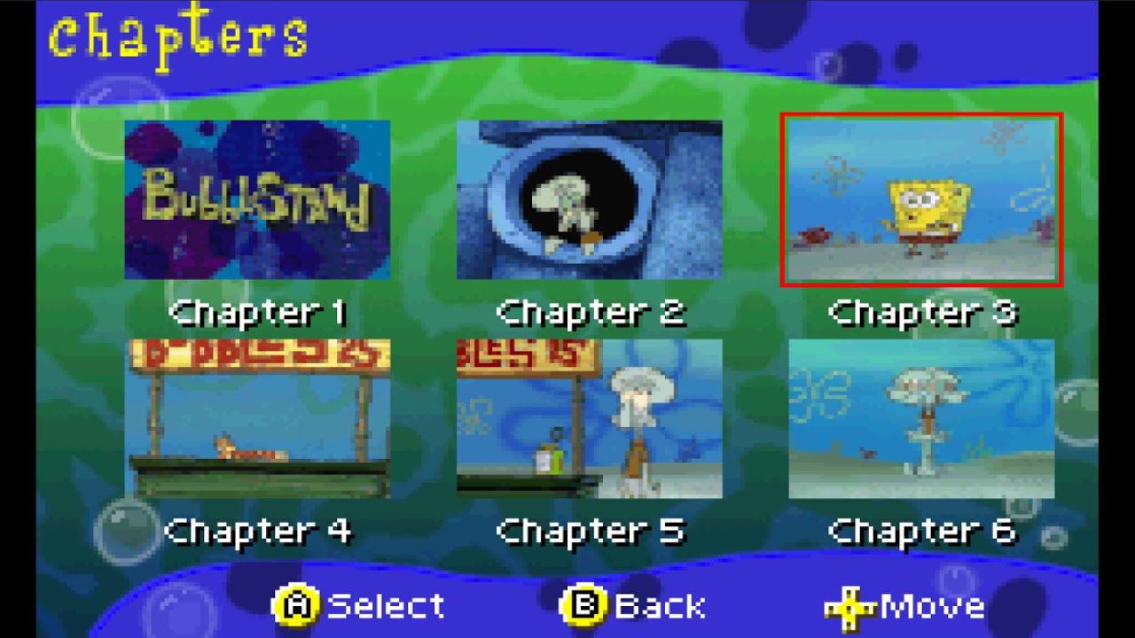 Game Boy Advance Longplay - Game Boy Advance Video : SpongeBob SquarePants, Volume 1