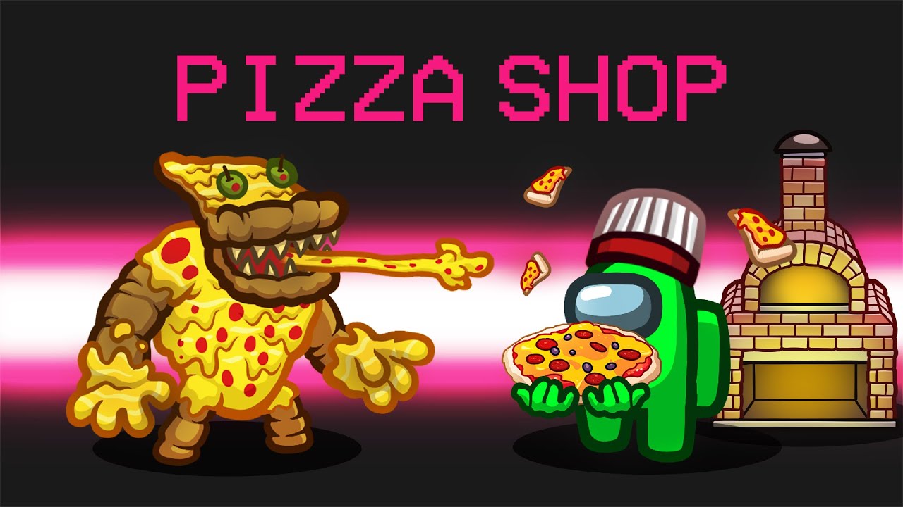 *NEW* WORKING at a PIZZA PLACE in Among Us
