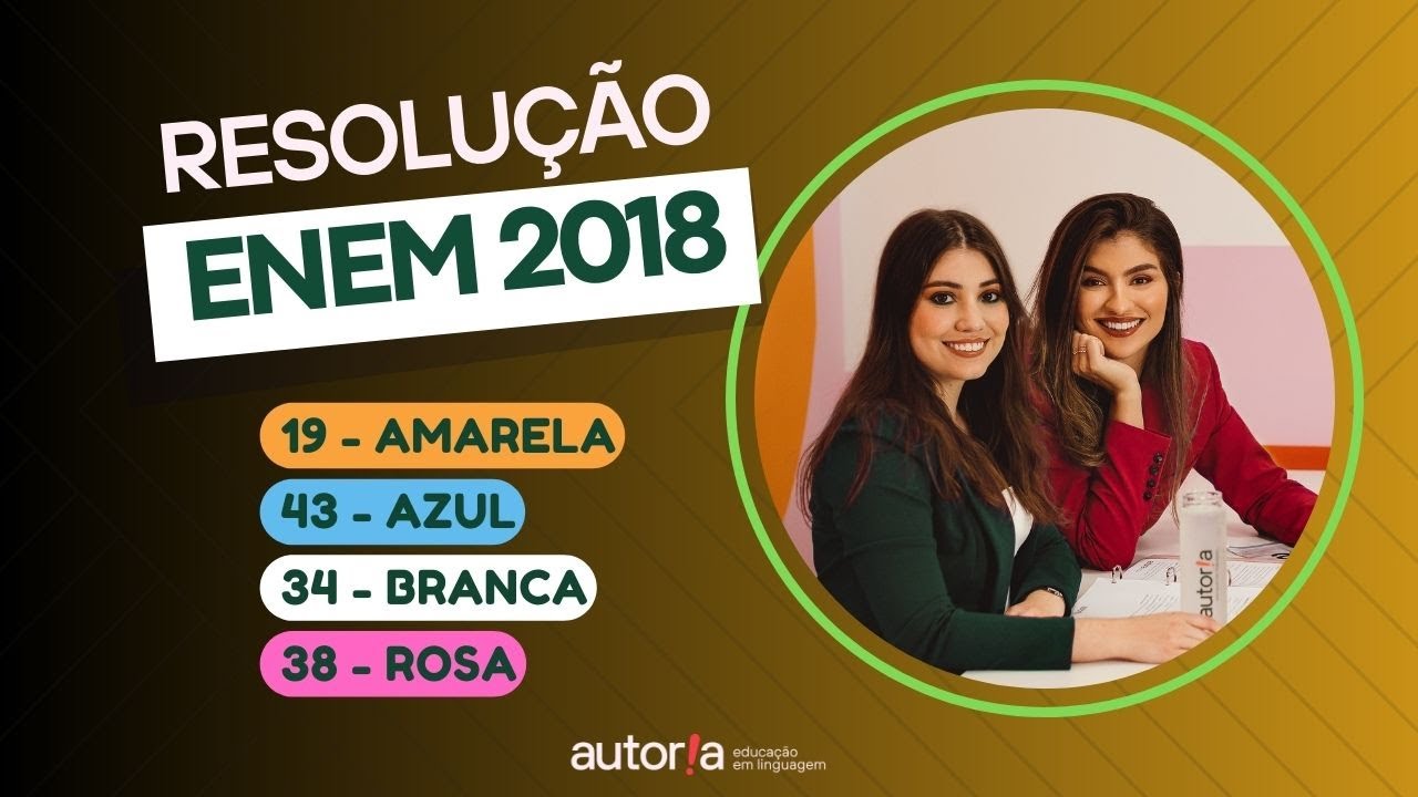 Enem 2018 - Autoria Linguagem - Questão 19 | Linguagens, prova amarela