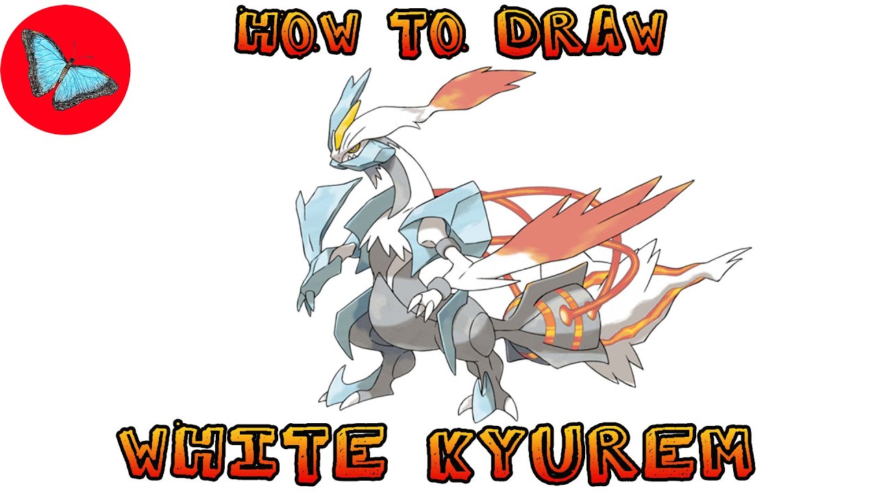 How To Draw Pokemon - White Kyurem | Drawing Animals