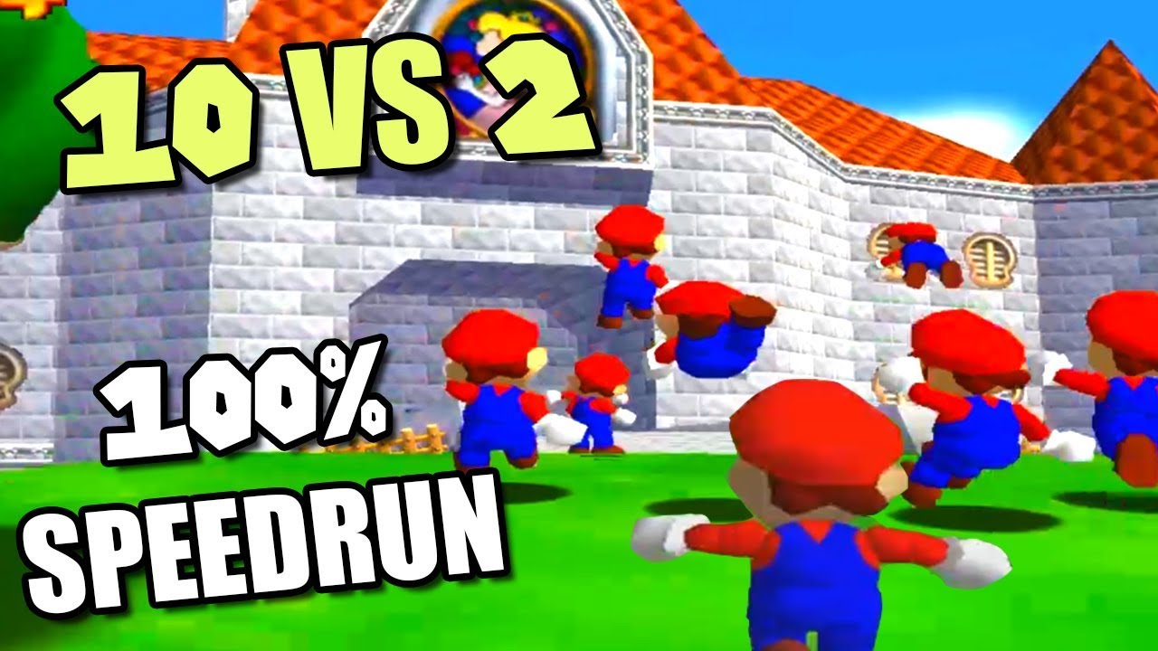 10 YOUTUBERS vs 2 SPEEDRUNNERS [SM64 120 Stars] ft. Cheese05, SimpleFlips, SMG4, Bandy and more!