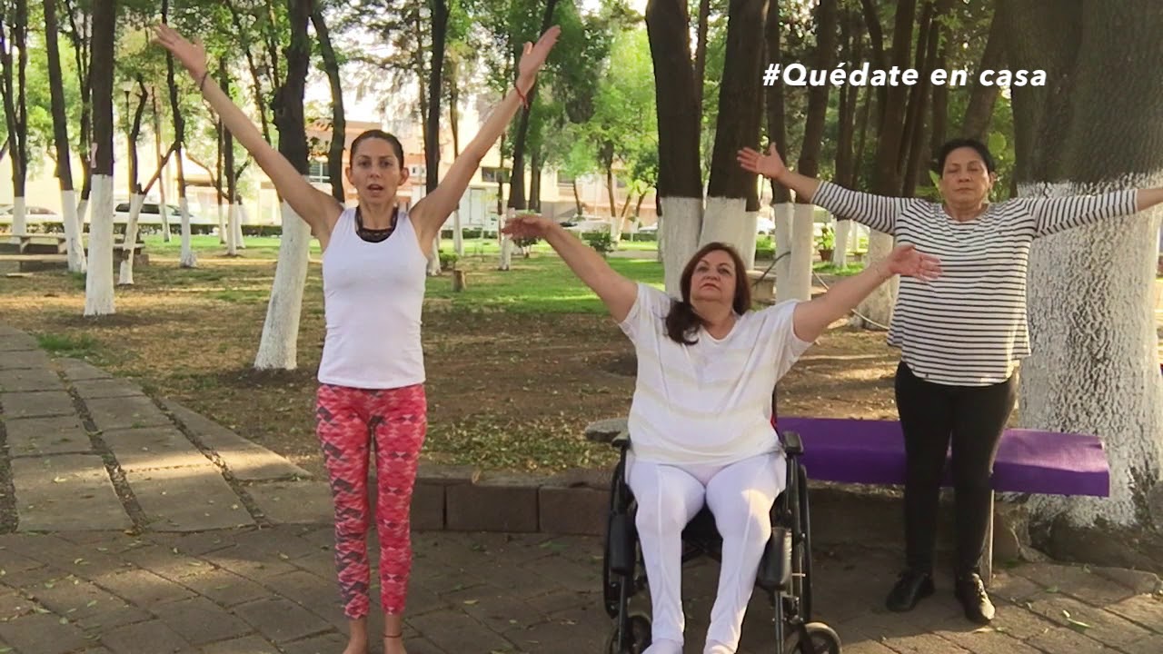 YOGA para personas con DISCAPACIDAD MOTRIZ #Qu&eacute;date en casa