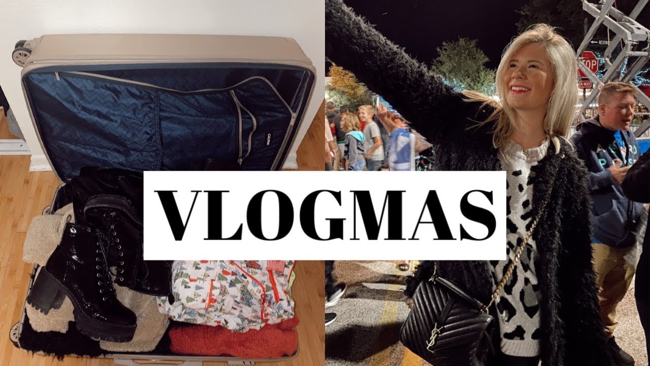 VLOGMAS ДЕНЬ 14: собери вещи для Нью-Йорка и рождественского фестиваля