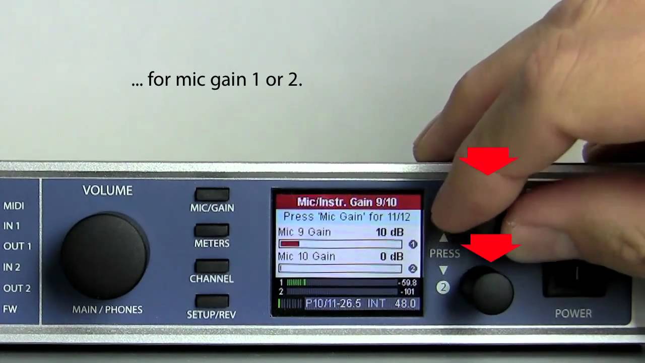 Fireface UFX: Display Controls