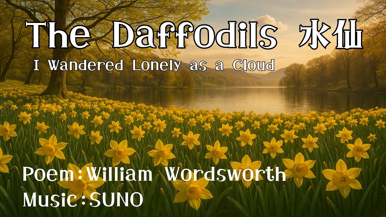 [Newly Composed Music] I Wandered Lonely as a Cloud / The Daffodils – English & Japanese Subtitles
