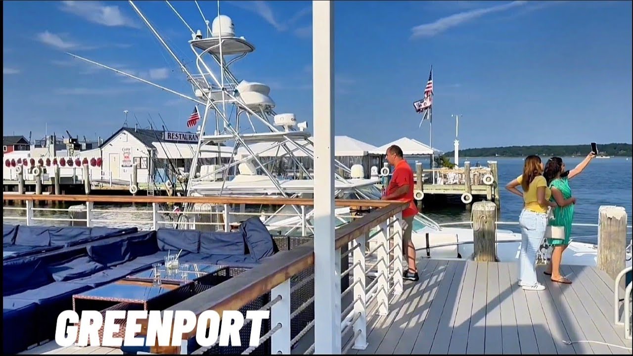 Greenport Long Island North Fork - Claudio's marina restaurant - Ferry to Shelter Island NY