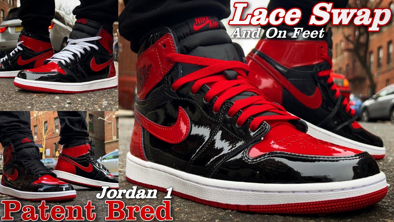 Best Lace Swap - Jordan 1 Patent Bred 🔥