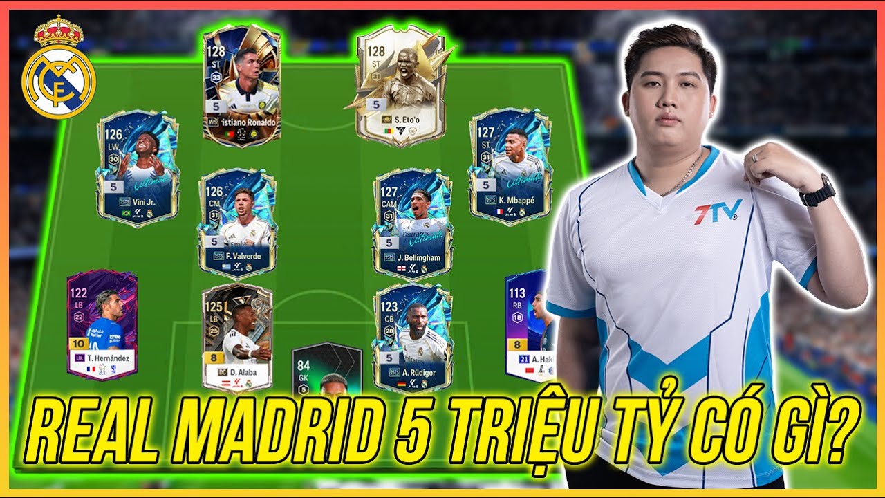 KHÁM PHÁ TEAM REAL MADRID 5 TRIỆU TỶ ĐƯỢC DJOKOVIC BUILD SẼ CÓ GÌ? | Djokovic FCO