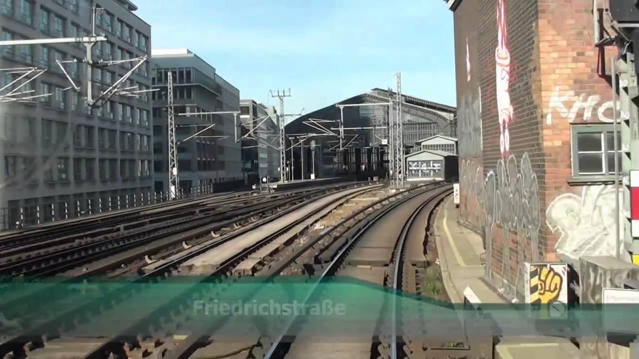 Führerstandsmitfahrt S-Bahn Berlin Stadtbahn Ostbahnhof - Charlottenburg HD