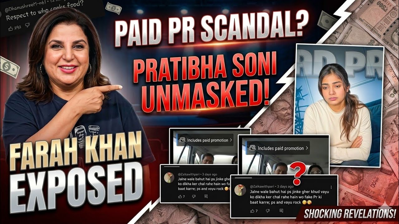 Farah khan exposed pratibha soni || Paid PR or Scandle #farahkhan 