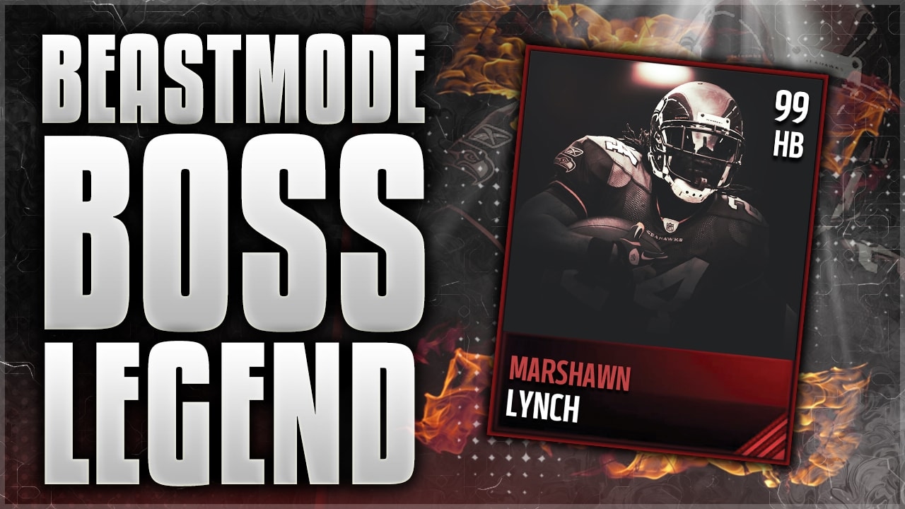 99 MARSHAWN LYNCH ULTIMATE LEGEND COMING!!! BOSS BEAST MODE! Madden Mobile 17