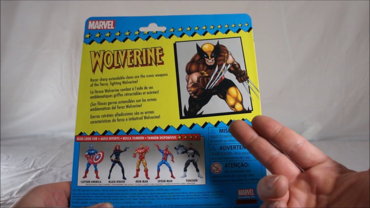 Retro Package Marvel Legends Wolverine from Hasbro