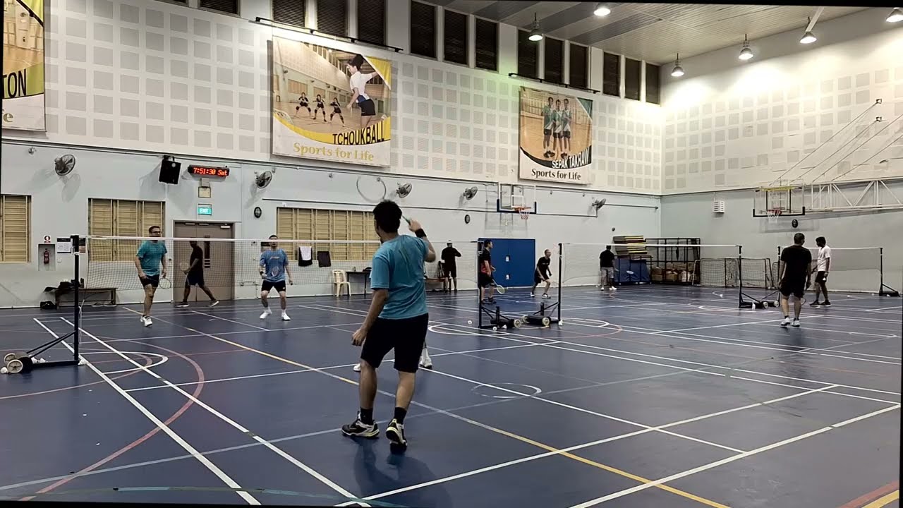 JURONGVILLE 31 JAN 新加坡羽毛球 SINGAPORE MENS & MIXED DOUBLES BADMINTON G6