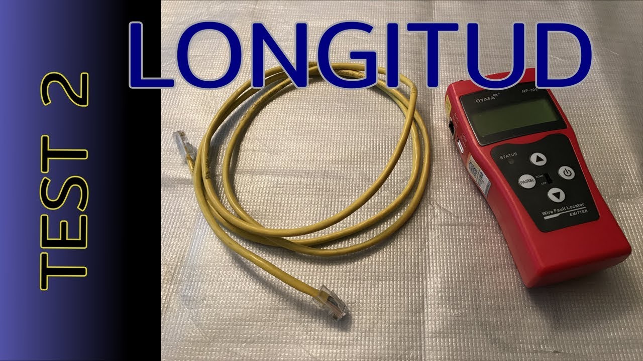 Test #2 - Noyafa NF-308 (LAN tester) – Medición de Longitud cable de Red