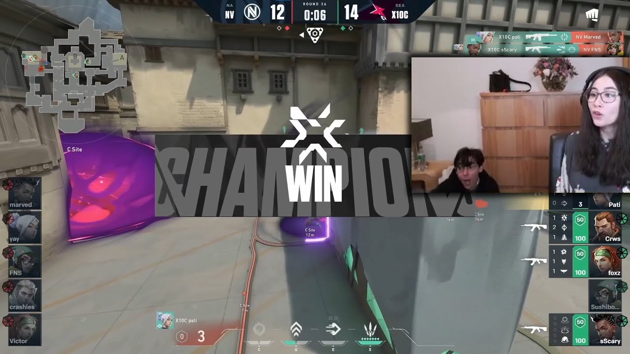 TenZ & kyedae reacts to ENVY losing to x10 & getting eliminated from Valorant Champions