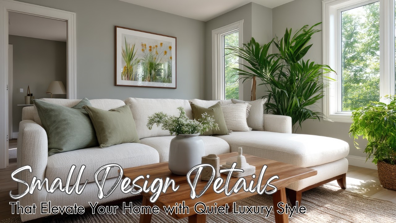 Small Design Details That Elevate Your Home with Quiet Luxury Style