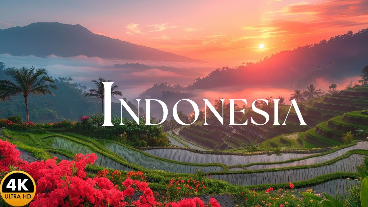Indonesia Scenic Relaxation | Unbelievable Nature & Landscapes in 4K Video 60 FPS