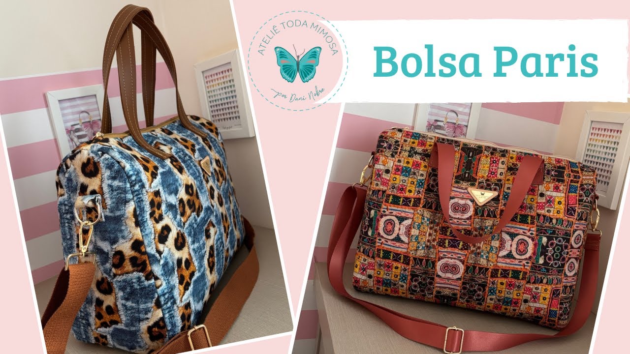 BOLSA / MALA DE TECIDO #artesanatofacil