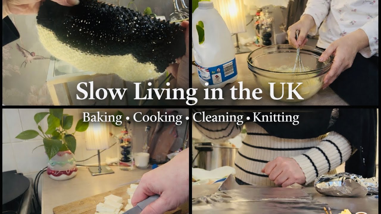 Slow Living In UK|Weekly Kitchen Reset| Baking|Cooking| Cleaning |Knitting| Get It All Done With Me