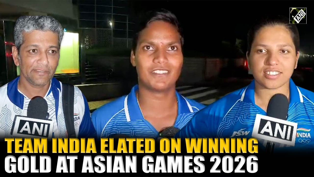 Indian Cricket Team and Coach Elated On Winning Gold At Asian Games 2026 In Japan