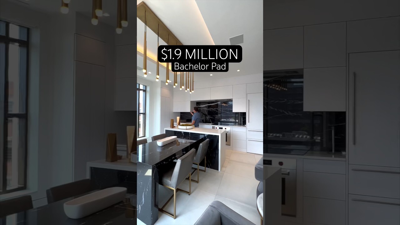 Tour one of the coolest bachelor pads in Michigan 🔥 #luxurylifestyle #penthouse #michigan #rich