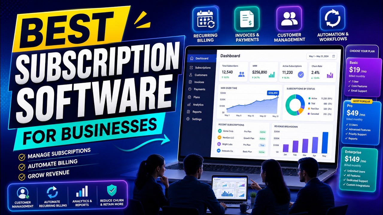 Best Subscription Management Software for Businesses