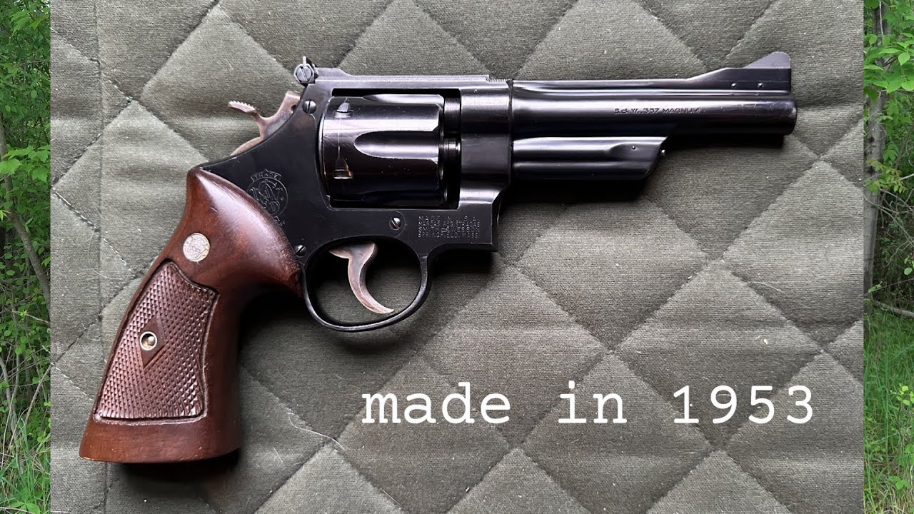 Револьвер Smith & Wesson Pre model 27, выпущенный в 1953 году.