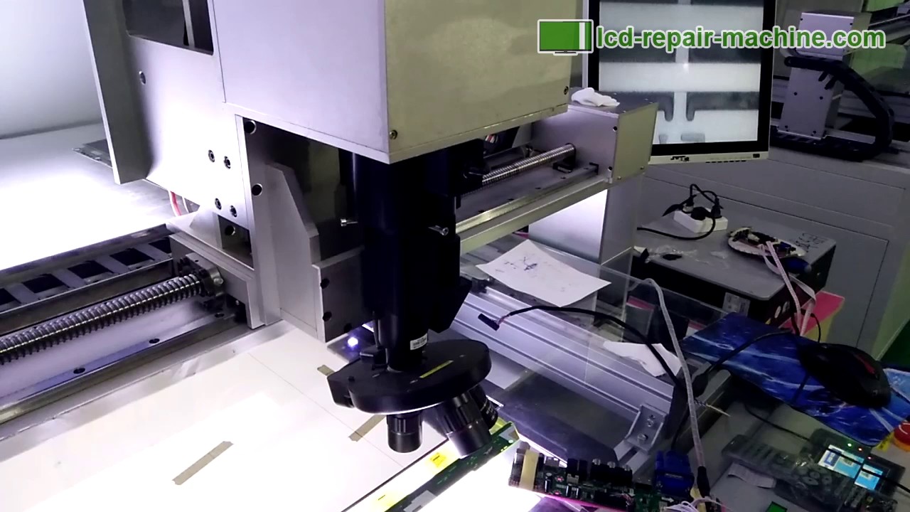 How to Repair a LCD TV with Coloured Vertical and Horizontal Lines By a Laser Machine