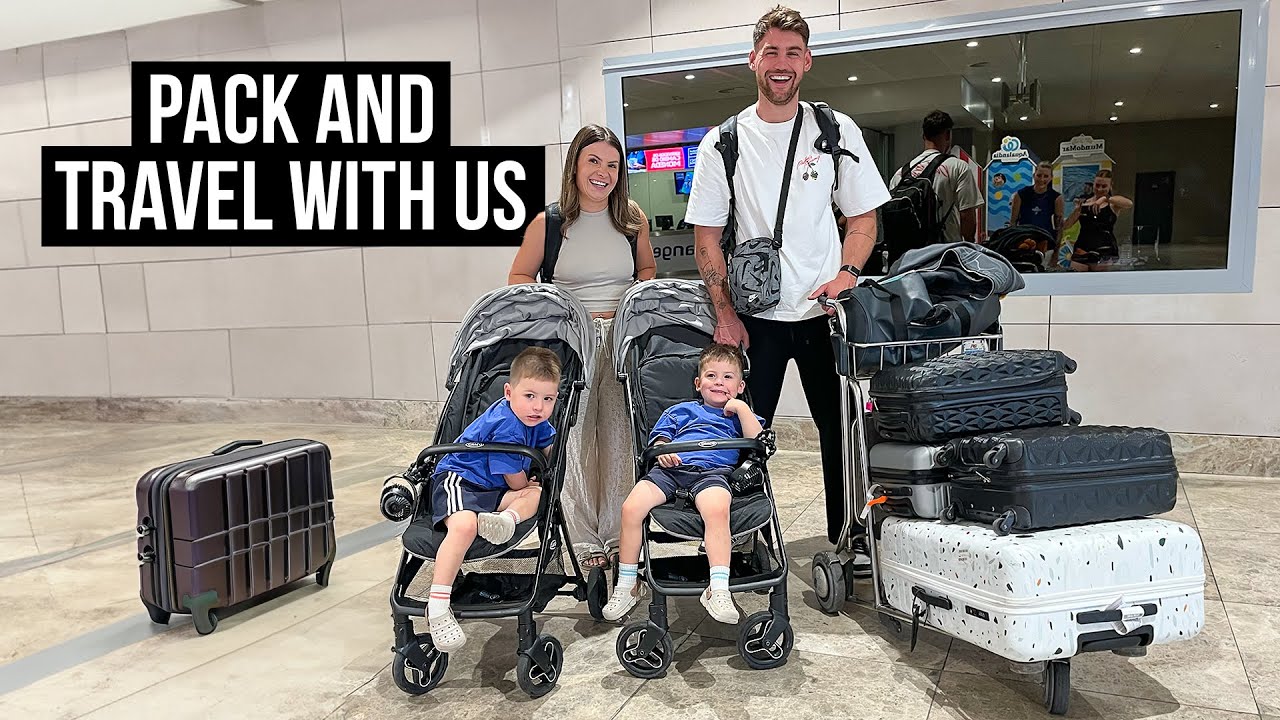 Pack With Us & Family Travel Day | Flying With Toddlers *Top Tips*