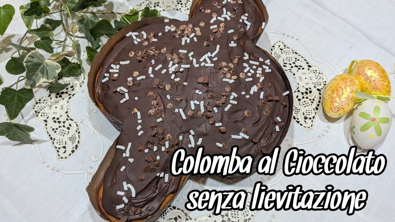 Colomba al Cioccolato Istantanea - Facile e Super veloce - Sfizi & Delizie
