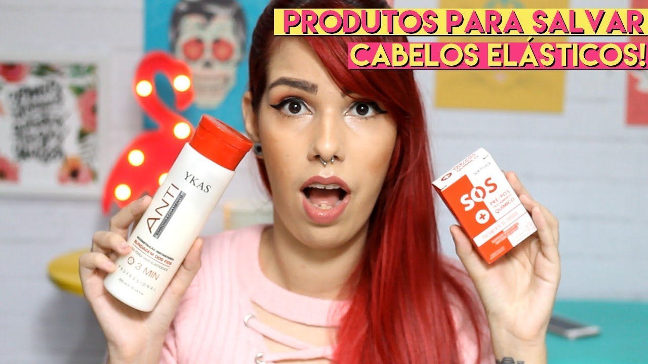 Produtos para SALVAR cabelos ELÁSTICOS/EMBORRACHADOS!