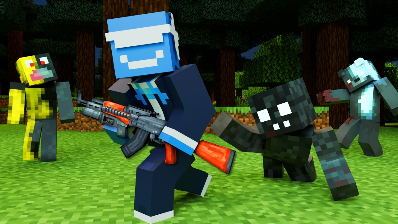 Minecraft Infected With Guns