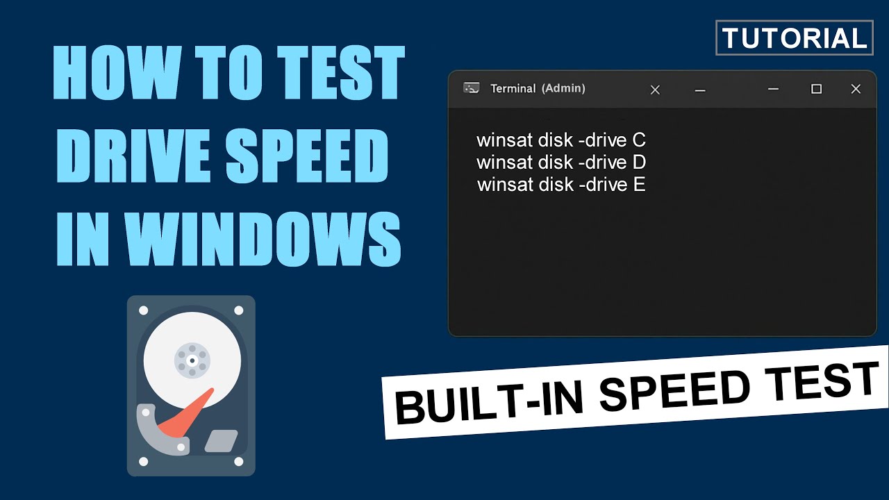 ✨Тестирование скорости SSD и HDD в Windows 11 и 10 через командную строку