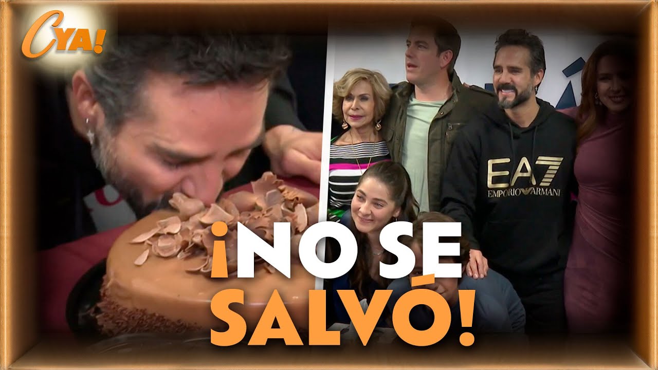 ¡Tremendo pastelazo! José Ron festejó a lo grande su cumpleaños | Cuéntamelo Ya! | Las Estrellas