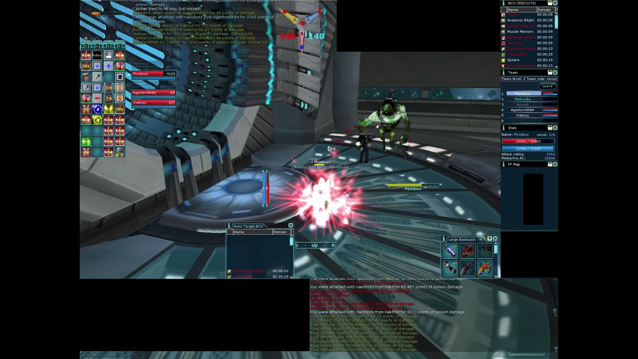 Anarchy Online Skirmish - Average day for a Doctor