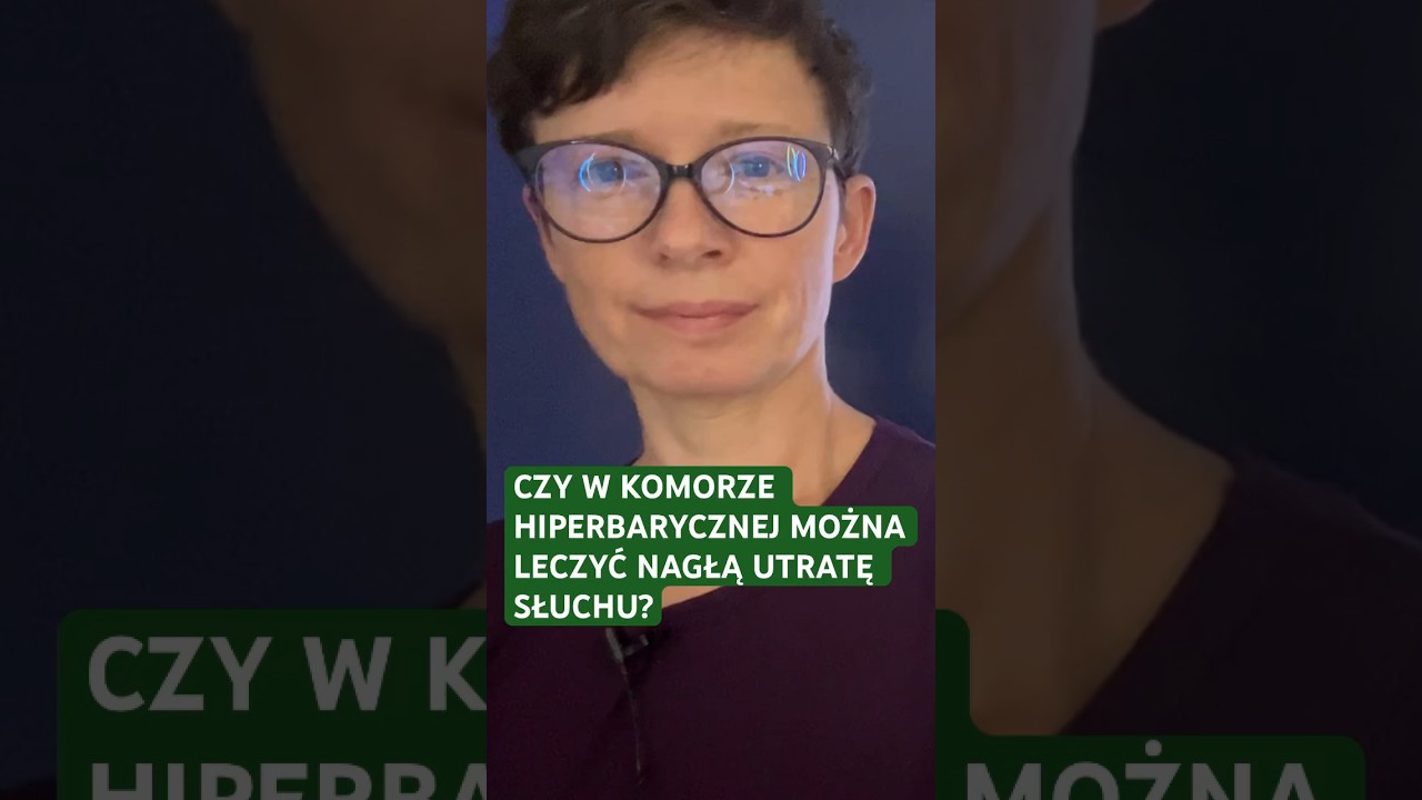 Czy w komorze hiperbarycznej można leczyć nagłą utratę słuchu? #słuch #tlen #hiperbaria