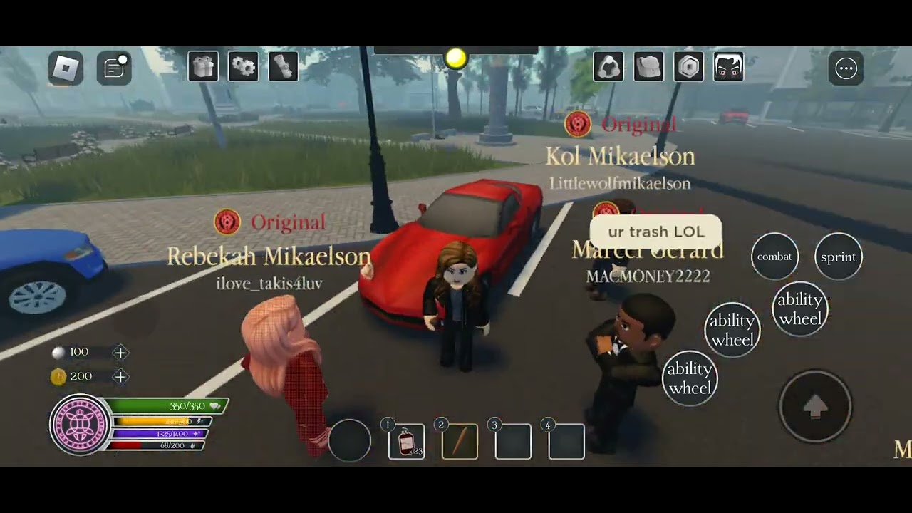 Random character gameplay (i did get called a glitcher)|TVL2| |the vampire legacies 2|