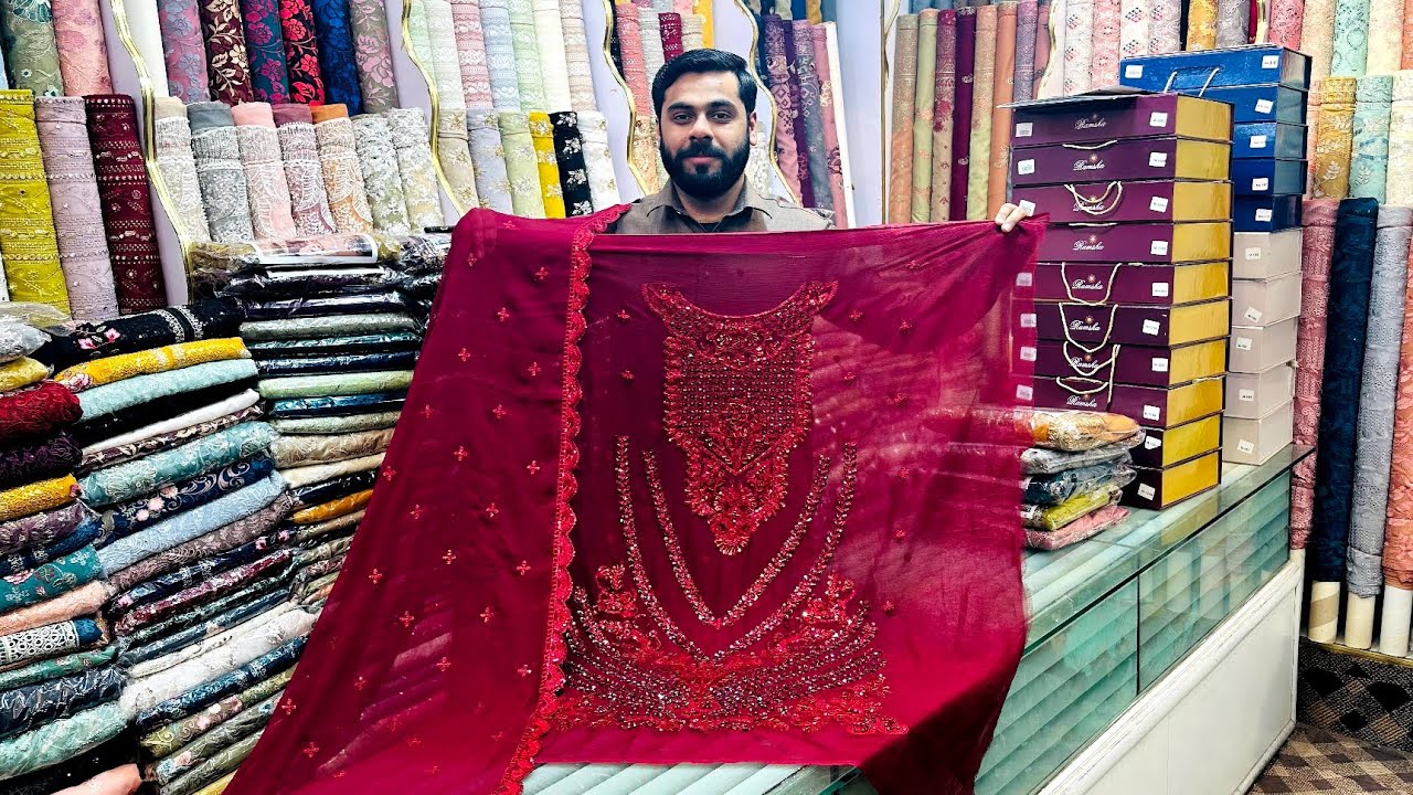 Designer Dresses👗 Chiffon & Net Fabric❤️ New Louching Minhal by Ramsha👍2025 Collection