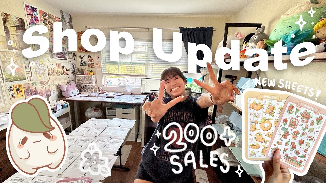 STUDIO VLOG: How I prepare for a shop update! | $$$ | what I need to improve on