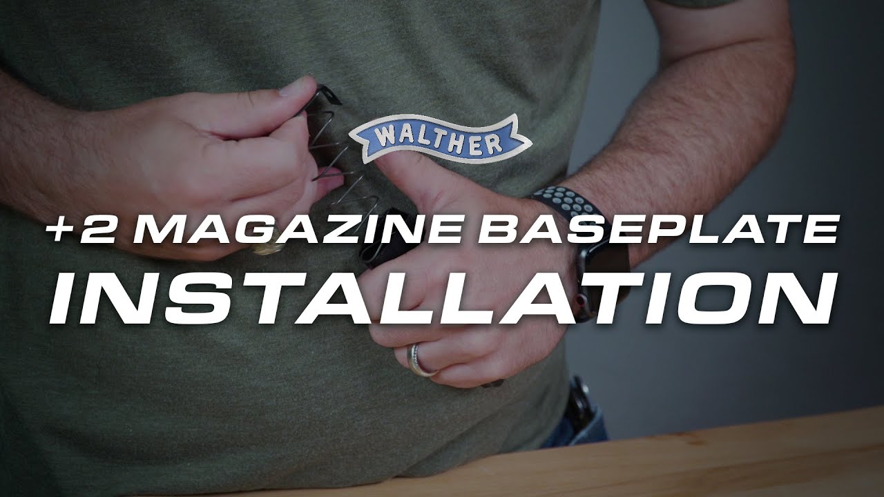 Walther Performance Accessories Plus 2 Baseplate Install