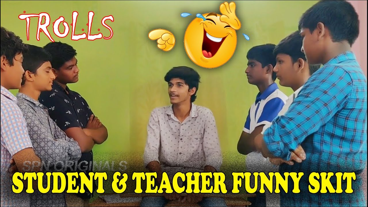 Telugu funny trolls | Student and teacher funny skit | spn originals | comedy video | Telugu trolls