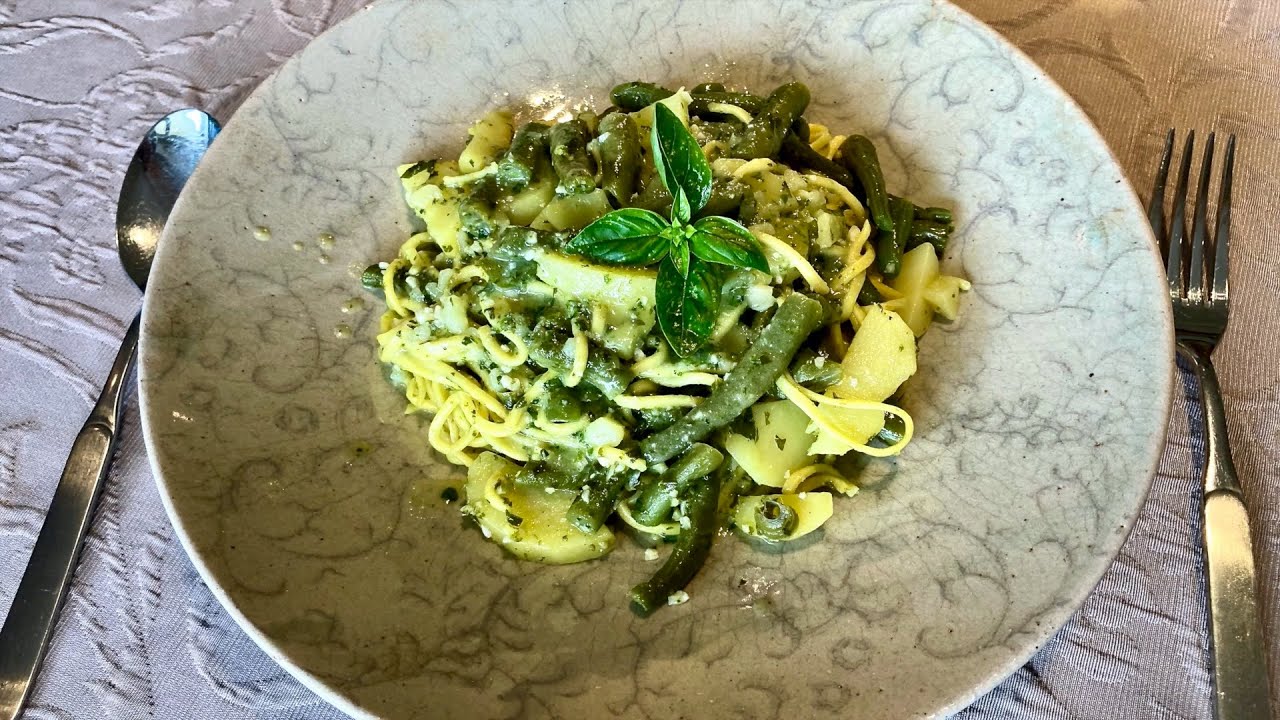 Spaghetti mit Bohnen, Kartoffeln und noch etwas. H&ouml;rt sich langweilig an, ist es aber nicht!