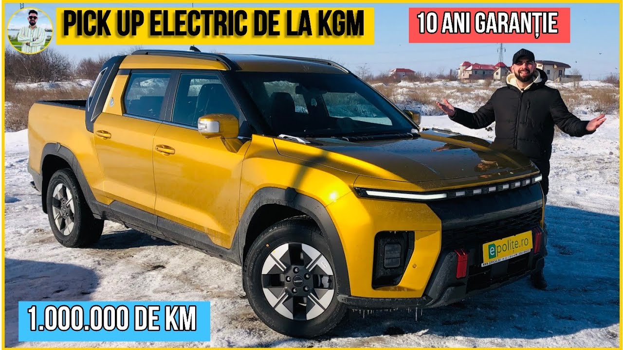 Новый KGM MUSSO EV 2026 PREMIUM — 414 лошадиных сил чистого электричества!
