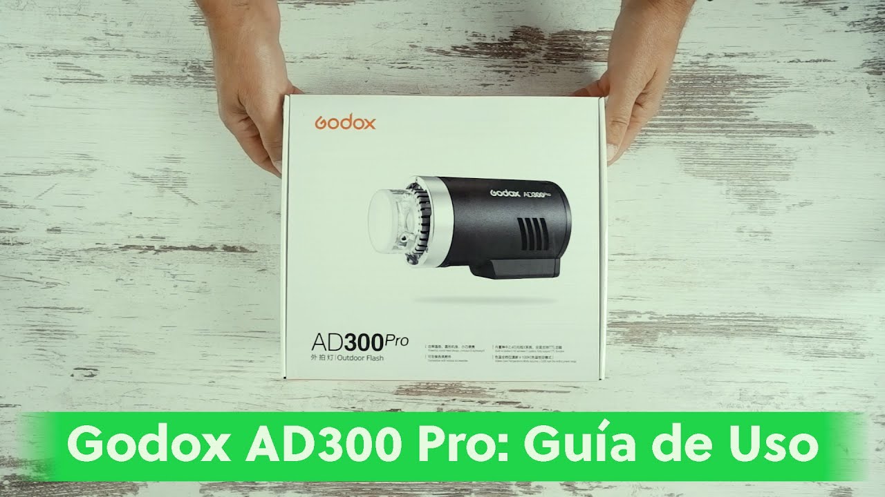 📸Godox AD300Pro guia de uso 🎯