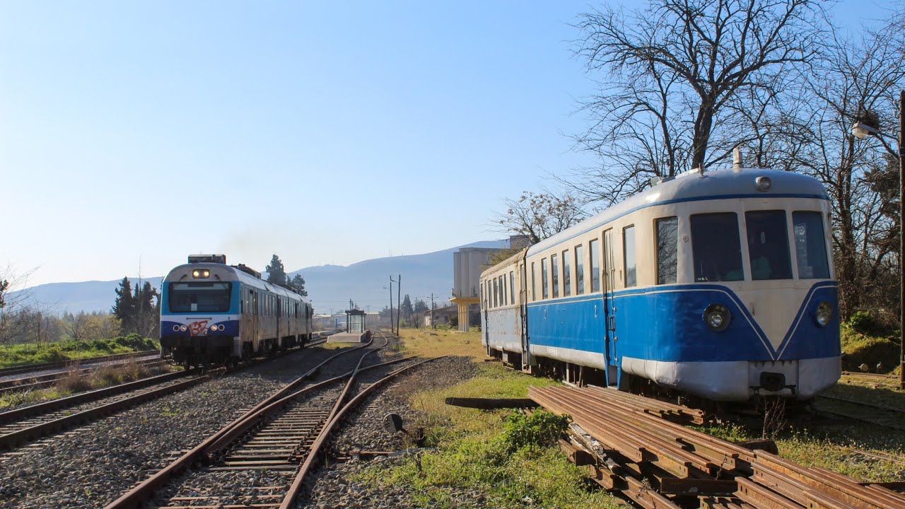 Train Traffic Around Velestino Railway Station