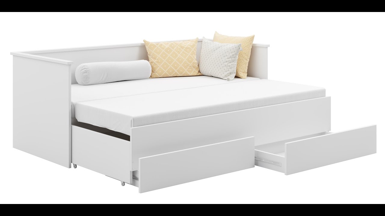 Montaż łóżka rozkładanego 200x160 - Step by Step Assembly instruction bed 200x160