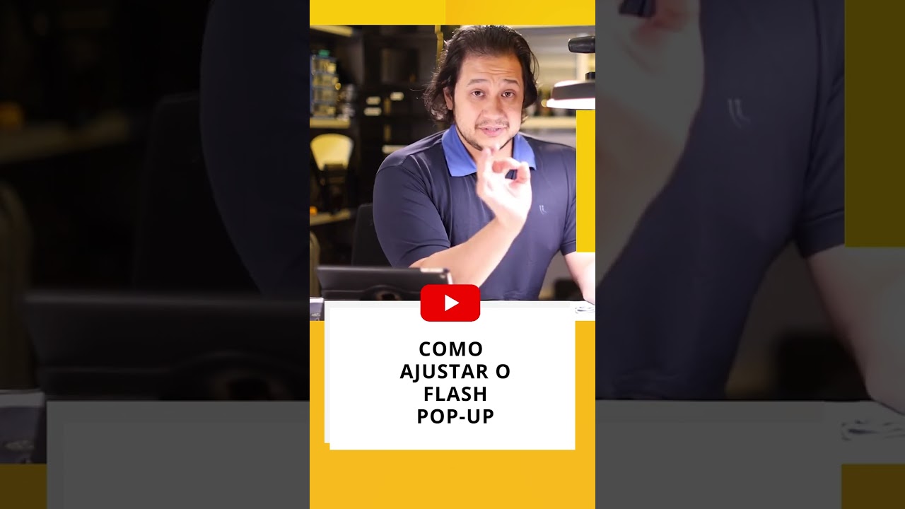 🔥  COMO ajustar o FLASH POP-UP? #shorts