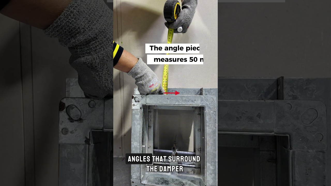 How to install a fire damper?
