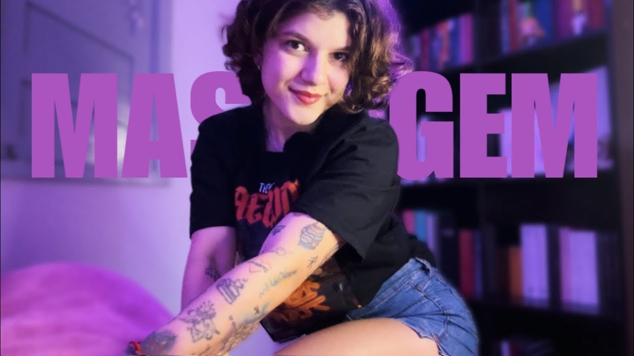 ASMR MASSAGEM NAS COSTAS PARA QUEM TEVE UM DIA DIFÍCIL ✨ Roleplay namorada 💘